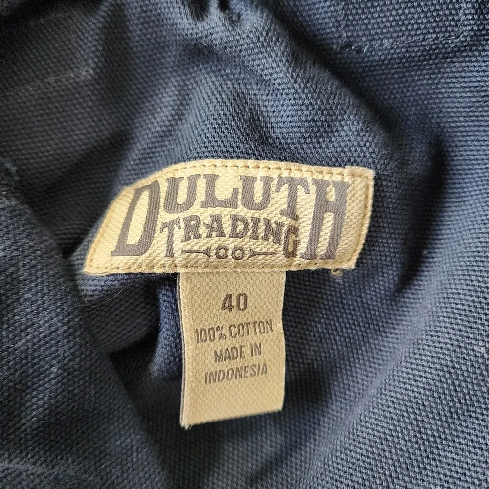 Duluth Trading Men's‎ Shorts Cargo Size 40 Blue *Measured size 39*